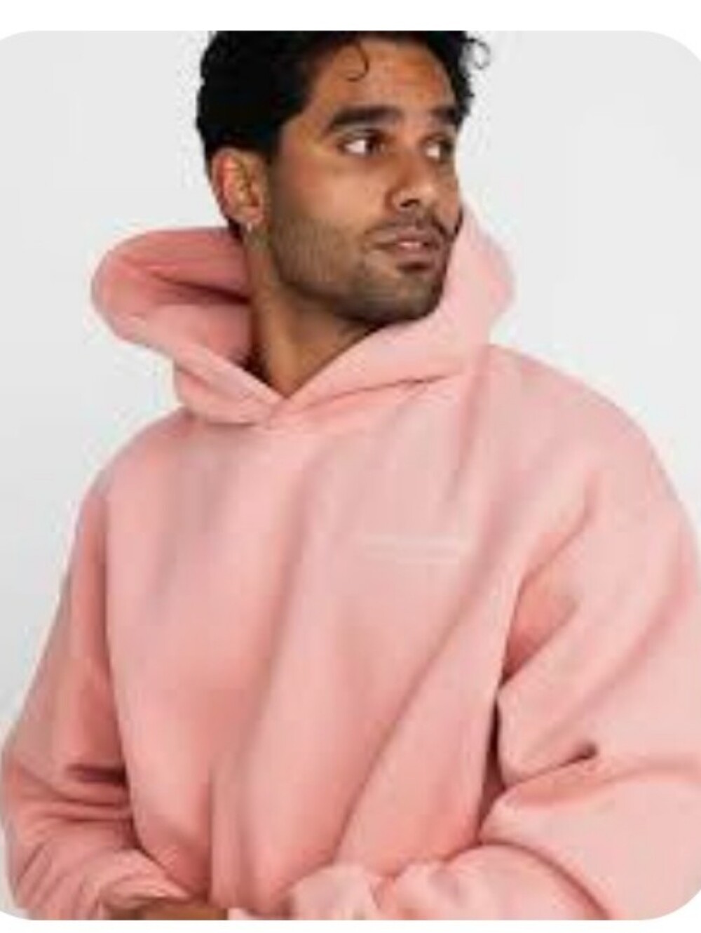 Comfort Collection Pastel Coral Oversized Hoodie Fall Fashion Campfire Wear Med. - Picture 8 of 8